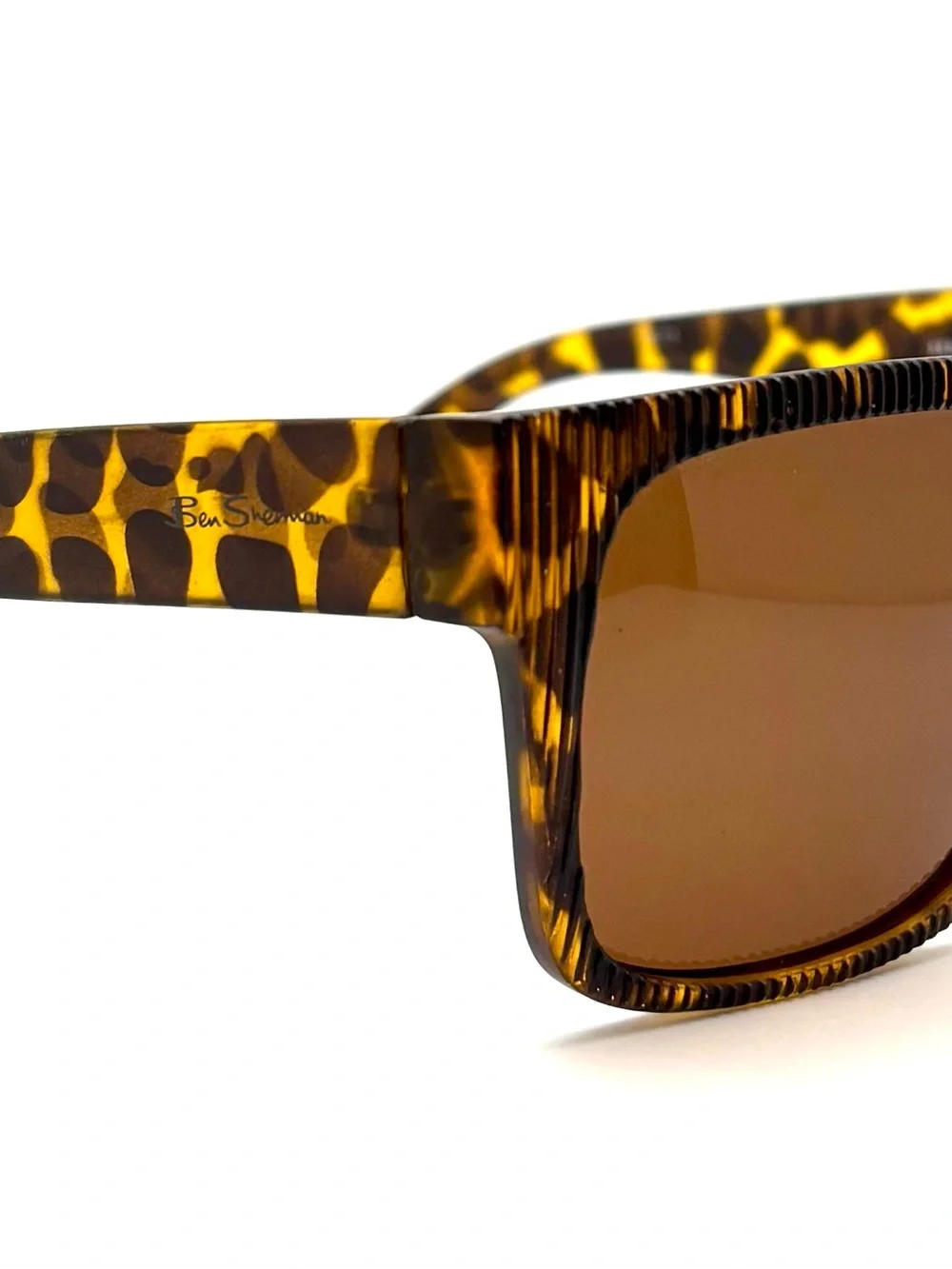 Ben Sherman Polarized Sunglasses Plastic Tortoise Style: Sebastian 55-15-142
